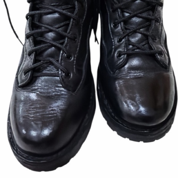 Rocky Portland lace to Toe Black Public Service Waterproof Boots Size 9.5 main image 9